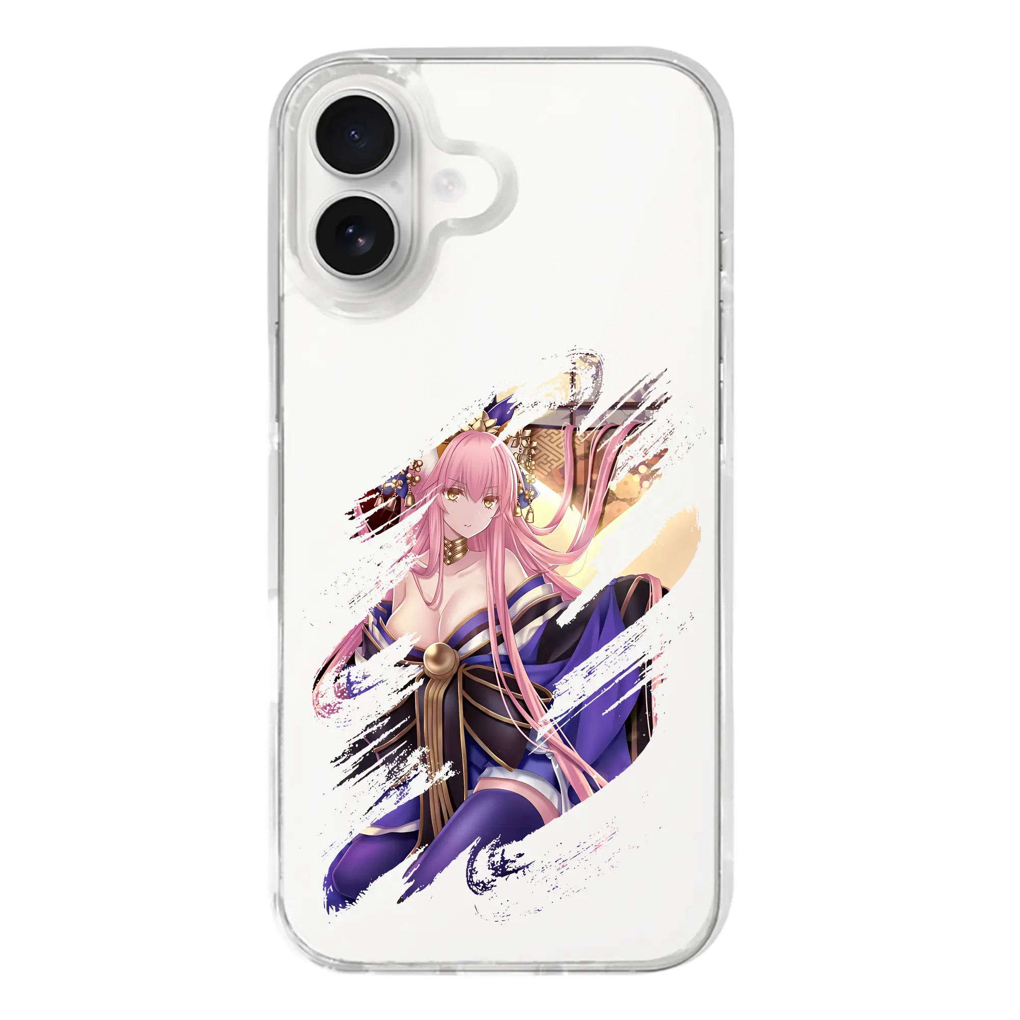 FGO グッズ,玉藻の前 - iPhone 17シリーズ 透明スマホケース – 薄型・耐衝撃・精密フィット保護カバー